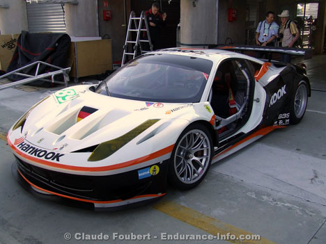 Hankook raceren inden testen